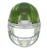 Kenneth Walker III Autographed Seattle Seahawks Flash Speed Mini Helmet Beckett Witnessed