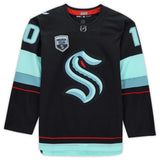 MATT BENIERS Autographed Seattle Kraken Navy Adidas Jersey FANATICS