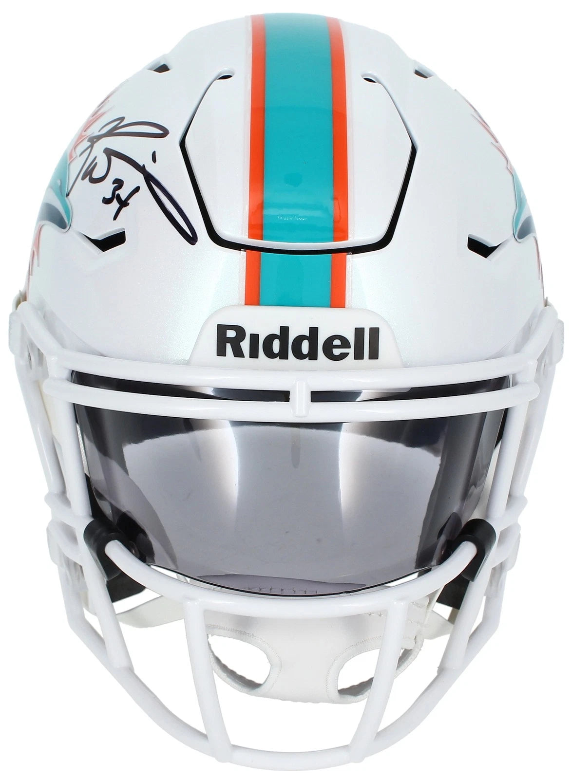 Ricky Williams Autographed Miami Dolphins Speedflex Midi Helmet Beckett Witnessed