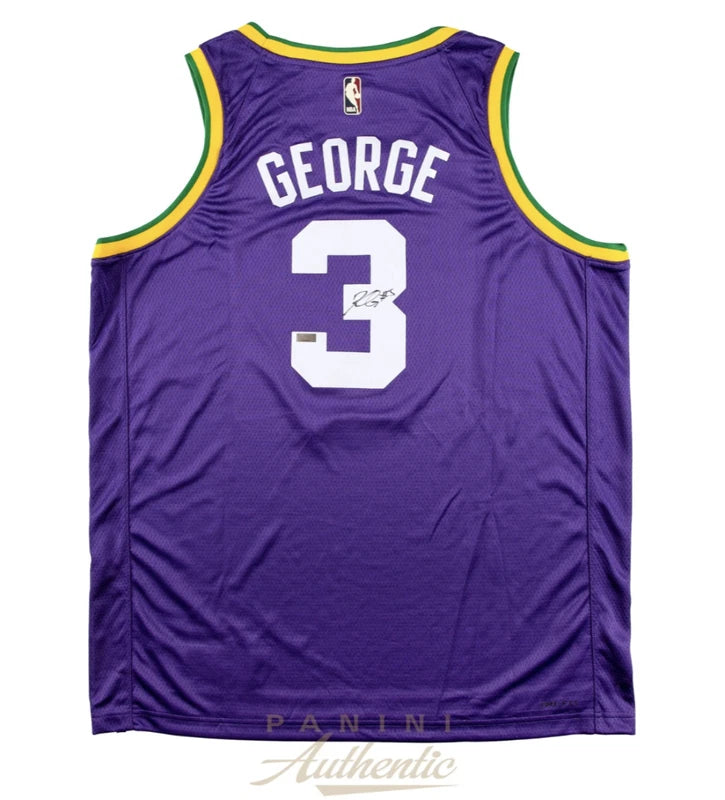 Keyonte George Autographed Utah Jazz Purple Nike Hardwood Classics Swingman Jersey Panini