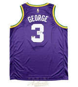 Keyonte George Autographed Utah Jazz Purple Nike Hardwood Classics Swingman Jersey Panini