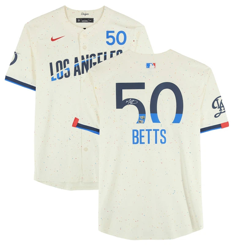 Mookie Betts Autographed Los Angeles Dodgers Alternate Nike City Connect Limited Fanatics