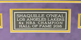 Shaquille O'Neal Autographed Los Angeles Lakers Custom Framed Purple 1999 Mitchell & Ness Authentic Jersey with Photos Fanatics