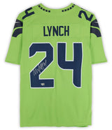 Marshawn Lynch Autographed Seattle Seahawks Nike Green Limited Jersey Fanatics