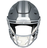 Micah Parsons Autographed/Inscribed "21 DROY America's team" Dallas Cowboys Slate Speedflex Authentic Helmet LE 25 Fanatics
