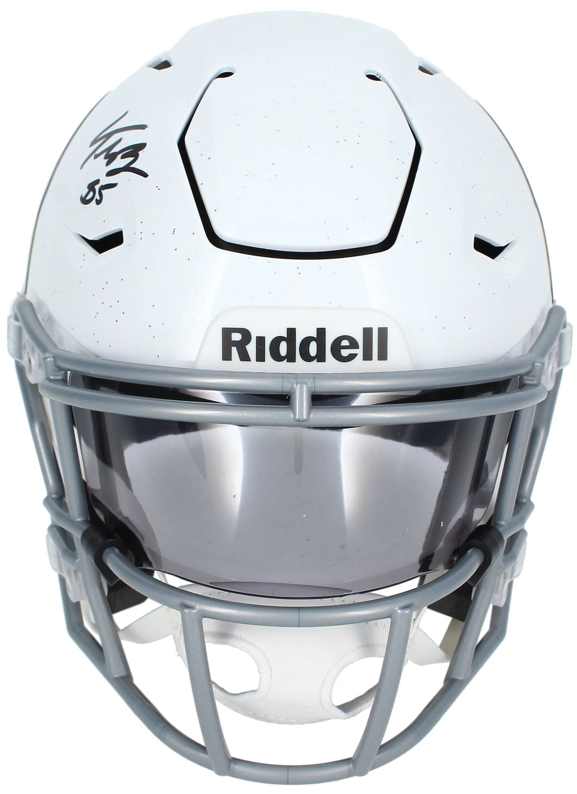 Trey McBride Autographed Arizona Cardinals Speedflex Midi Helmet Beckett Witnessed