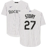 TREVOR STORY Autographed Colorado Rockies Nike Jersey FANATICS