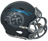 Will Levis Autographed Tennessee Titans Slate Speed Mini Helmet Fanatics