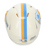 Antonio Gates Autographed Chargers RETRO Speed Mini Helmet Beckett Witnessed