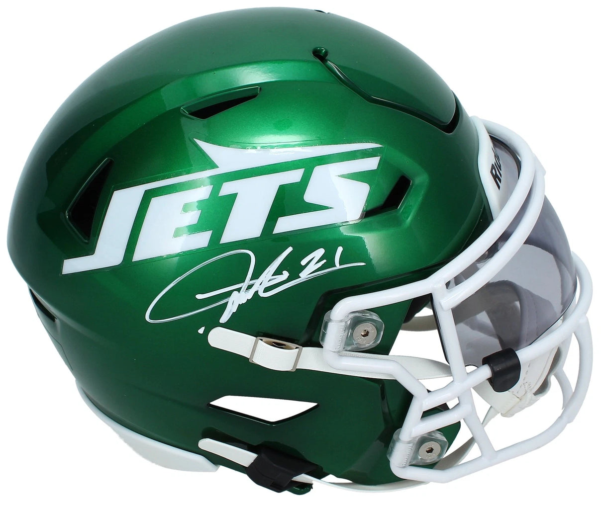 LaDainian Tomlinson Autographed New York Jets Speedflex Midi Helmet Beckett Witnessed