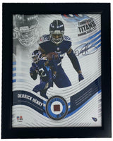 DERRICK HENRY Framed Tennessee Titans 15" x 17" Game Used Football Collage LE 50