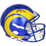 AARON DONALD Autographed Los Angeles Rams Speed Full Size Helmet FANATICS