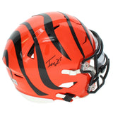 Tee Higgins Autographed Cincinnati Bengals Speedflex Midi Helmet Beckett Authenticated