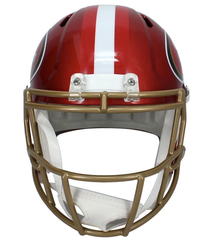 RICKY PEARSALL SIGNED SAN FRANCISCO 49ERS F/S FLASH SPEED REPLICA HELMET BECKETT