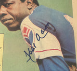 Hank Aaron Autographed Atlanta Braves 7/29/72 The Sporting News Framed Magazine PSA/DNA