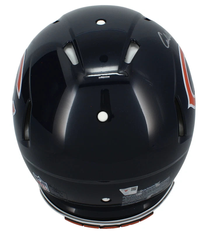Caleb Williams Autographed Chicago Bears Speed Authentic Helmet with Visor & 3D Bumpers Fanatics