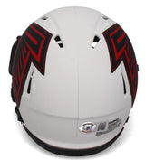 Drake London Autographed Atlanta Falcons Speed Lunar Eclipse Mini Helmet Beckett Witnessed