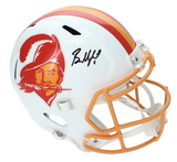 Baker Mayfield Autographed Tampa Bay Buccaneers 1976-96 Throwback Speed Full Size Helmet Beckett Witnessed