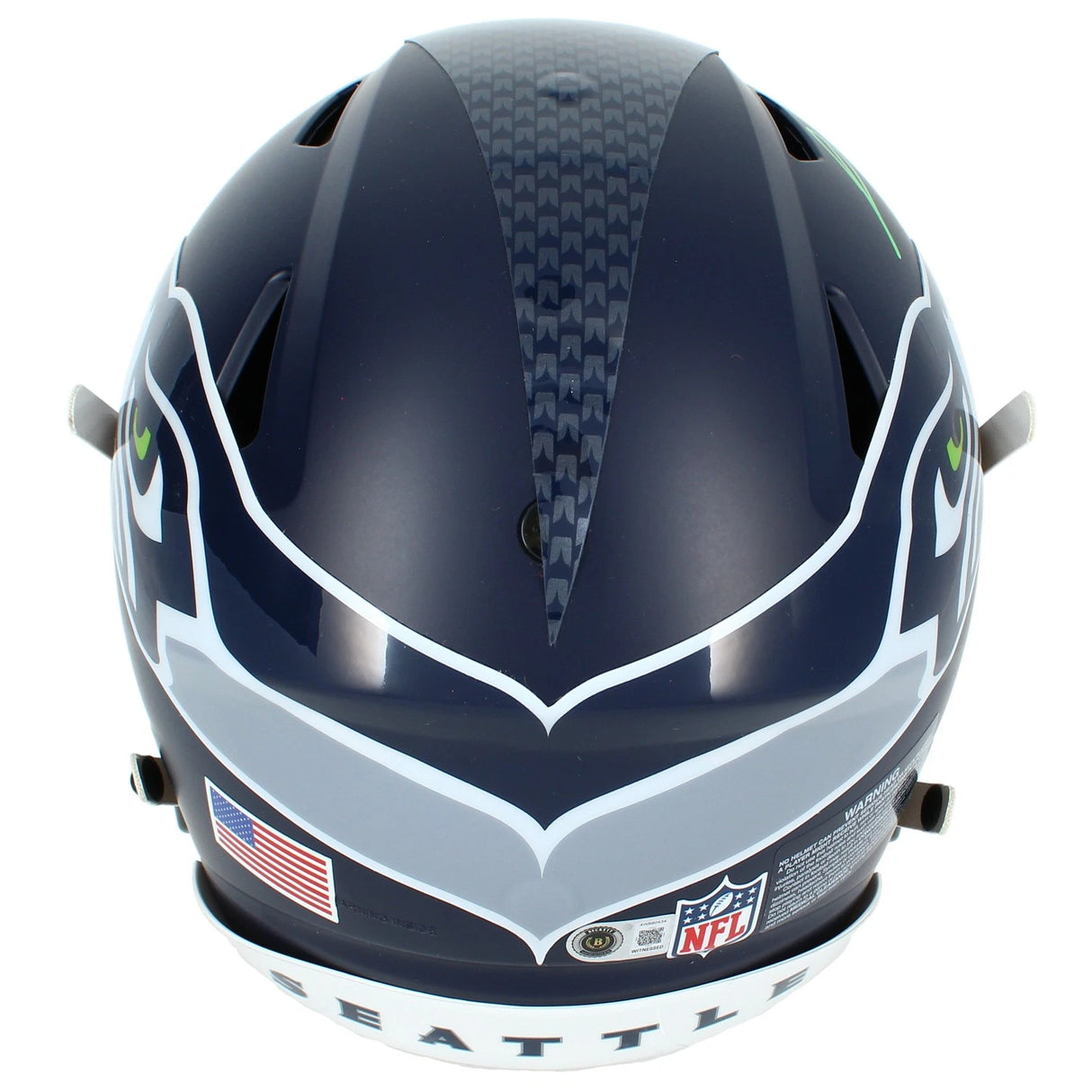 Jadarian Price Autographed Seattle Seahawks Speedflex Authentic Helmet Beckett Witnessed