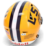 Ja'Marr Chase Autographed LSU Tigers Speedflex Authentic Helmet Beckett Witnessed