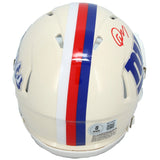Abdul Carter Autographed New York Giants RETRO Speed Mini Helmet Beckett Witnessed