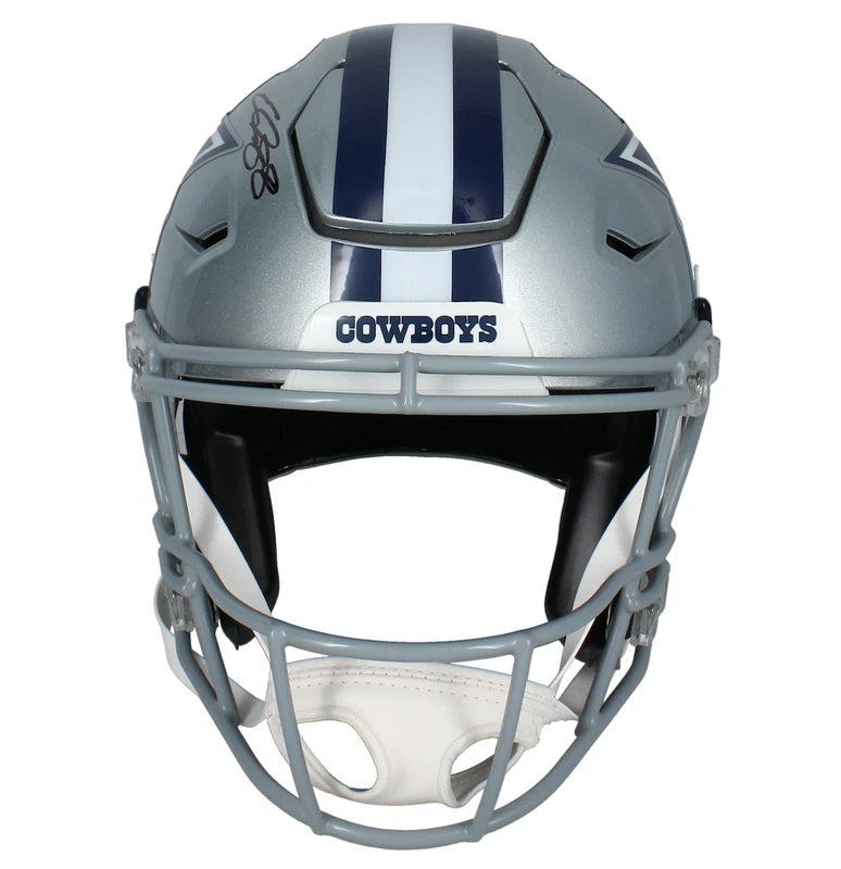 CeeDee Lamb Autographed Dallas Cowboys Speedflex Authentic Helmet Fanatics