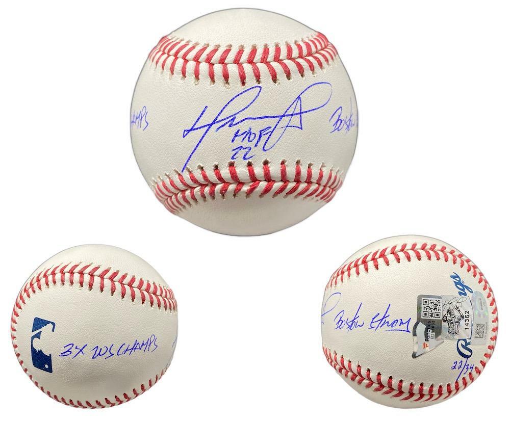 DAVID ORTIZ Autographed/Multi-Inscribed Official MLB Baseball FANATICS LE 22/34