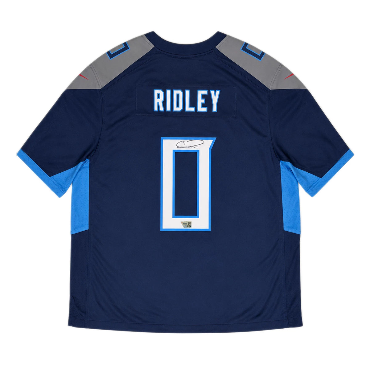 Calvin Ridley Autographed Tennessee Titans Navy Nike Game Jersey Fanatics
