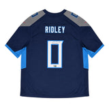 Calvin Ridley Autographed Tennessee Titans Navy Nike Game Jersey Fanatics