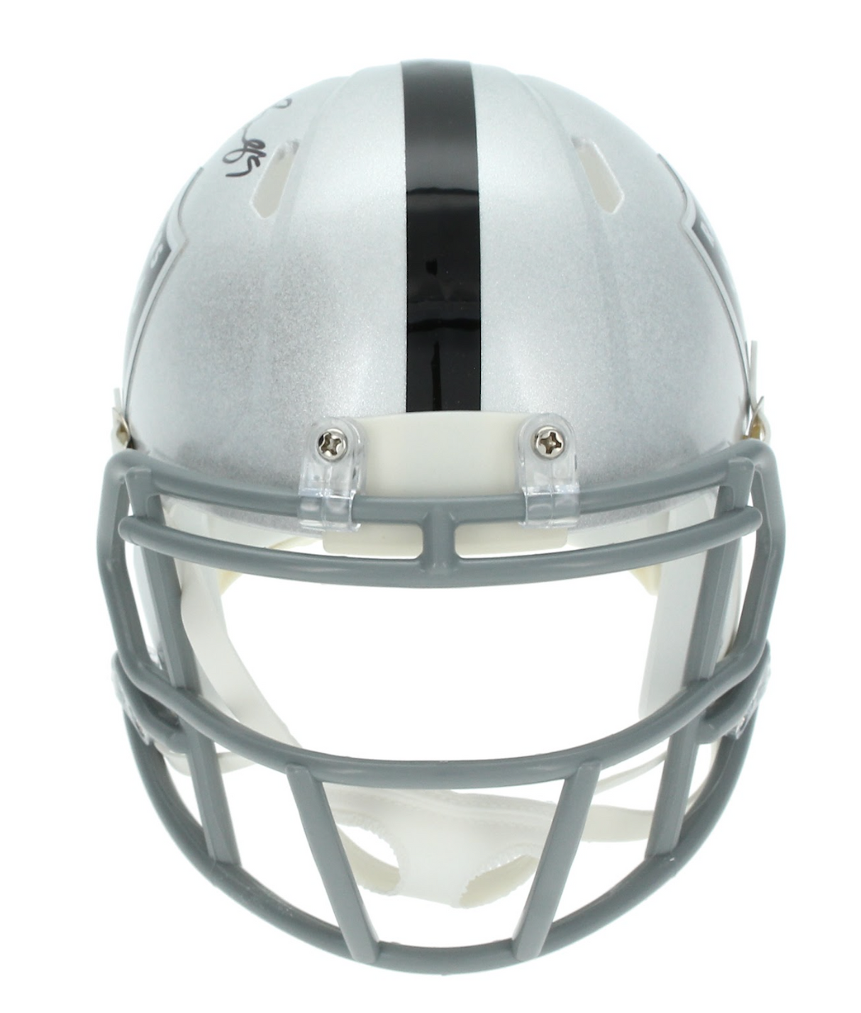 Brock Bowers Autographed Las Vegas Raiders Speed Mini Helmet Beckett Witnessed