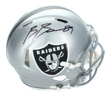 Brock Bowers Autographed Las Vegas Raiders Speed Authentic Helmet Beckett Witnessed