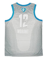 JA MORANT Autographed 2022 NBA-All Star Gray Nike Swingman Jersey LE 50 PANINI
