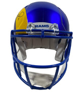 MATTHEW STAFFORD Autographed Los Angeles Rams Super Bowl LVI Champs Logo Speed Authentic Helmet FANATICS