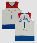 ZION WILLIAMSON Autographed Pelicans City Edition Jersey FANATICS