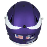 Justin Jefferson Autographed Minnesota Vikings 2023 Alternate Tribute Speedflex Authentic Helmet Beckett Witnessed