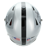 Howie Long Autographed/Inscribed "HOF 00" Raiders Speedflex Authentic Helmet Beckett Witnessed