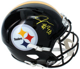 Jaylen Warren Autographed Pittsburgh Steelers Speed Full Size Helmet Beckett Witnessed