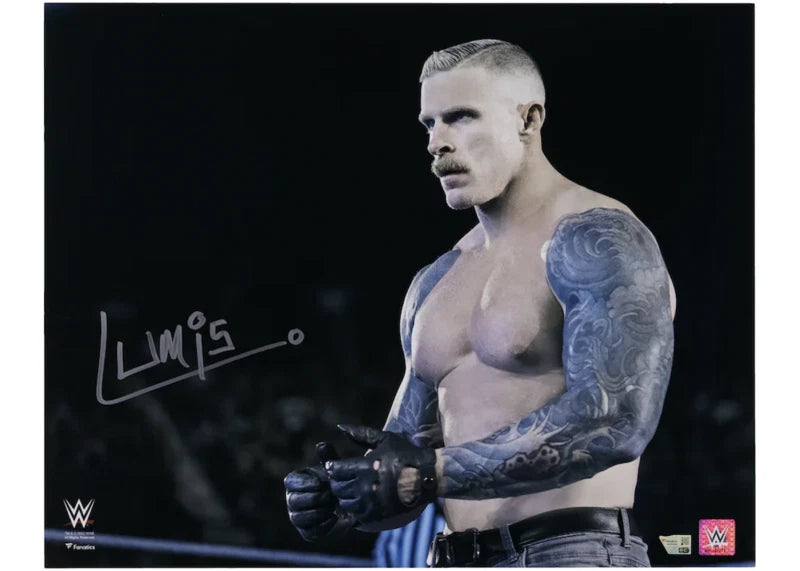 Dexter Lumis Autographed WWE in Ring Stare Down 16" x 20" Photograph Fanatics