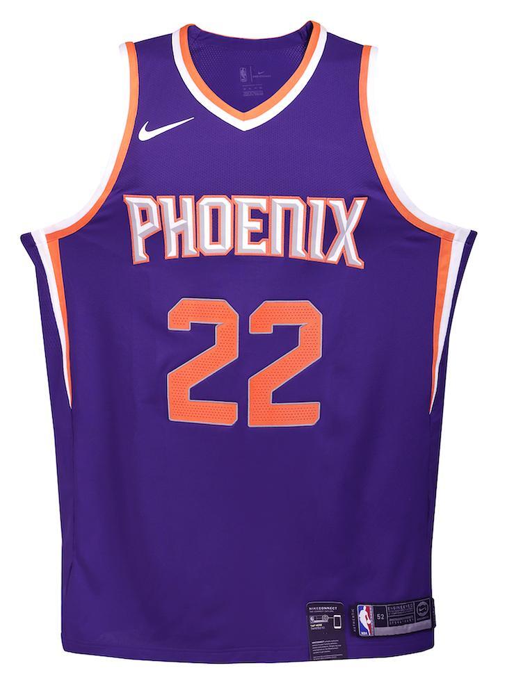 DEANDRE AYTON Autographed Suns "2018 NBA #1 Pick" Authentic Jersey GDL LE 18/22