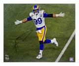 AARON DONALD Autographed Los Angeles Rams SB LVI 16" x 20" Photograph FANATICS