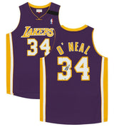 SHAQUILLE O'NEAL Autographed Los Angeles Lakers Purple 1999 Mitchell & Ness Authentic Jersey FANATICS