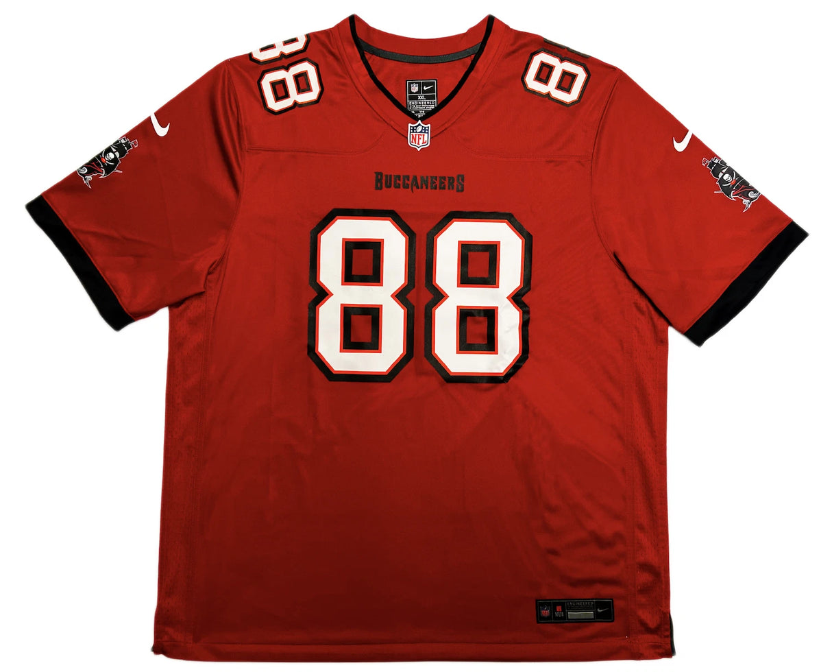 Cade Otton Autographed Tampa Bay Buccaneers Red Nike Game Jersey Fanatics