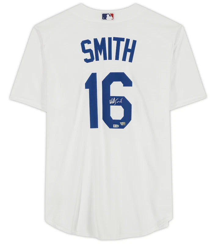Will Smith Autographed Los Angeles Dodgers White Jersey Fanatics