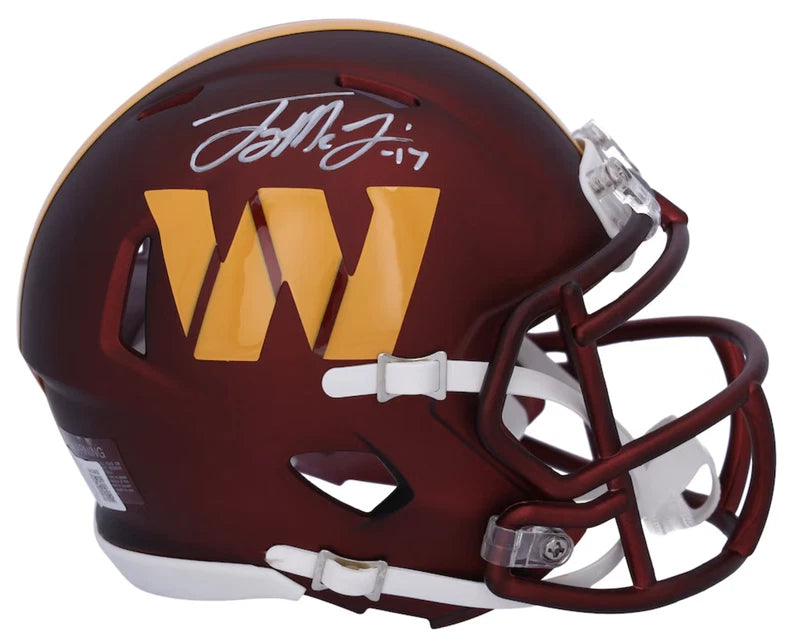 Terry McLaurin Autographed Washington Commanders Speed Mini Helmet Fanatics