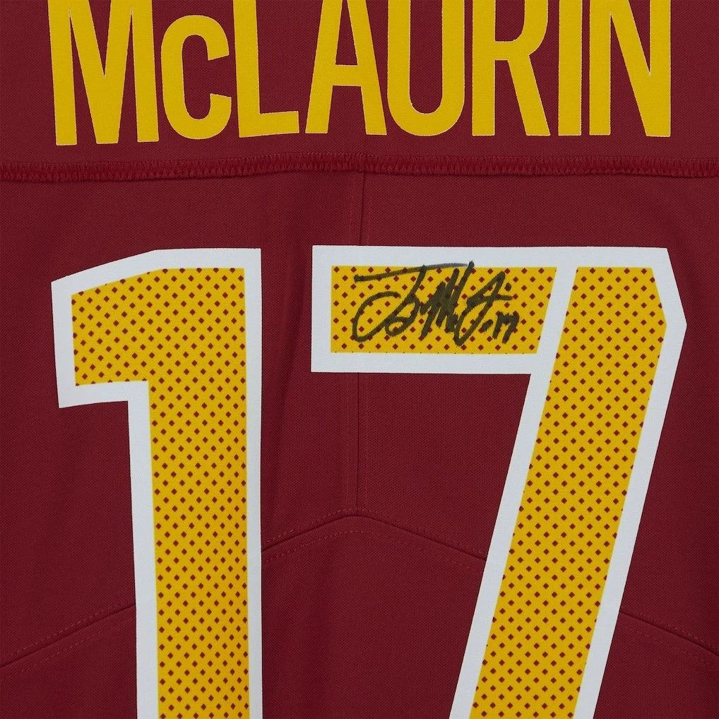 Terry McLaurin Autographed Washington Commanders Burgundy Nike Game Jersey Fanatics