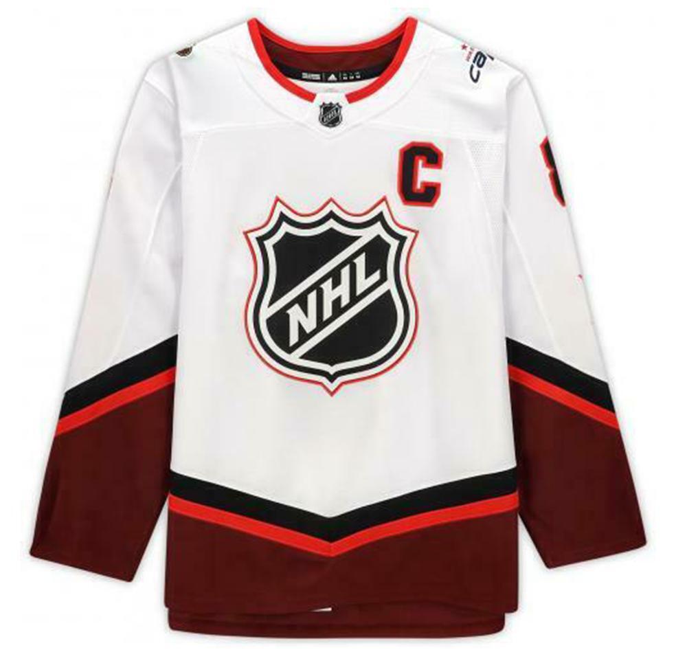 ALEX OVECHKIN Autographed 2022 NHL All-Star Game White Adidas Jersey FANATICS