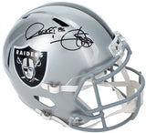 Raghib "Rocket" Ismail Autographed Raiders Speed Full Size Helmet Beckett Witnessed