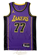 Luka Doncic Autographed Los Angeles Lakers Purple Nike Statement Edition Swingman Jersey Panini