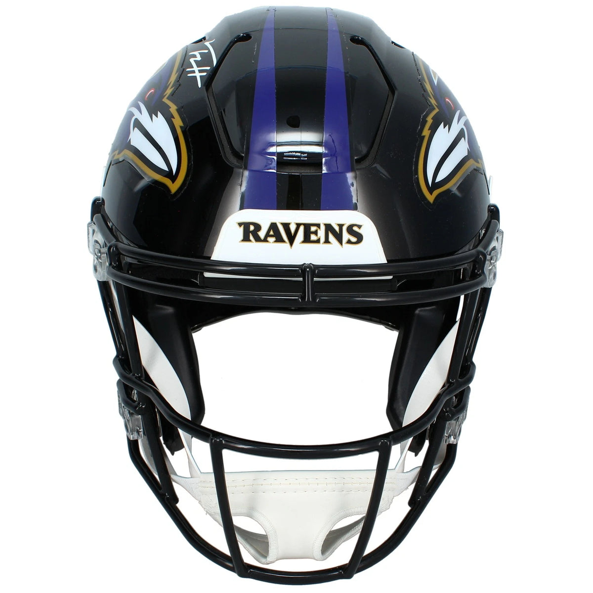 Trey Hendrickson Autographed Baltimore Ravens Speedflex Authentic Helmet Beckett Witnessed