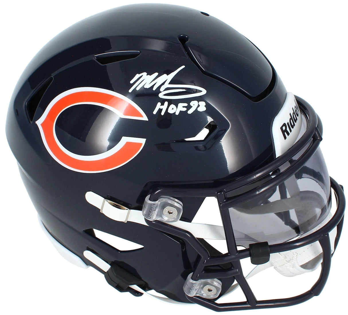 Mike Singletary Autographed/Inscribed "HOF 98" Chicago Bears Speedflex Midi Helmet Schwartz Sports